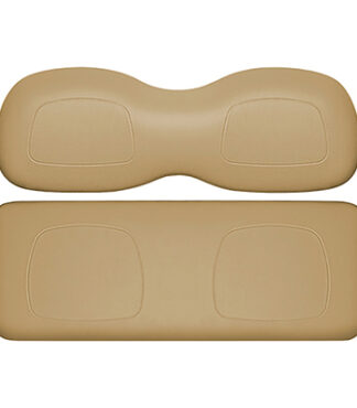 Golf Cart Max 5/Max 6 Rear Seat Kit Replacement Cushions, Tan (E-Z-GO TXT OEM Color)