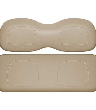 Golf Cart Max 5/Max 6 Rear Seat Kit Replacement Cushions, Taupe (E-Z-GO RXV OEM Color)