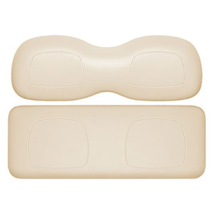 Golf Cart Max 5/Max 6 Rear Seat Kit Replacement Cushions, Buff (Club Car DS OEM Color)