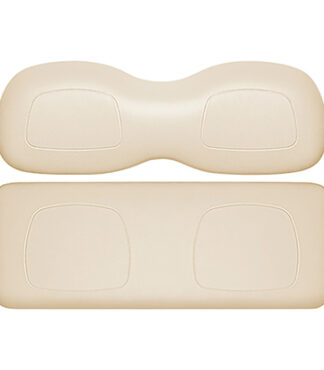 Golf Cart Max 5/Max 6 Rear Seat Kit Replacement Cushions, Buff (Club Car DS OEM Color)