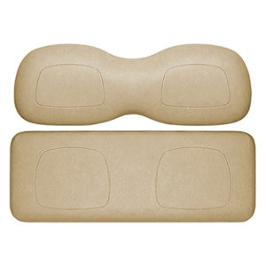 Golf Cart Max 5/Max 6 Rear Seat Kit Replacement Cushions, Beige (Club Car Precedent 04+ OEM Color)