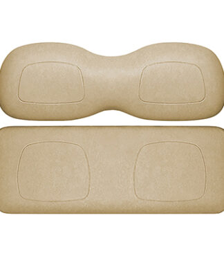 Golf Cart Max 5/Max 6 Rear Seat Kit Replacement Cushions, Beige (Club Car Precedent 04+ OEM Color)