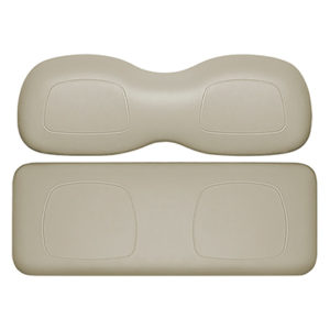 Golf Cart Max 5/Max 6 Rear Seat Kit Replacement Cushions, Stone Beige (Yamaha Drive2 OEM Color)