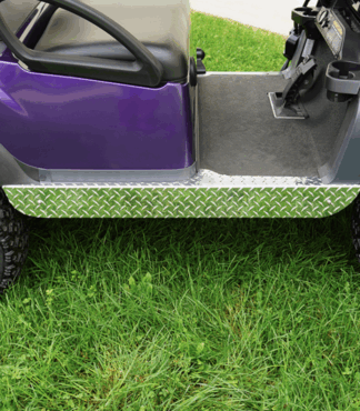 Club Car Precedent Tempo Diamond Plate Rocker Panels