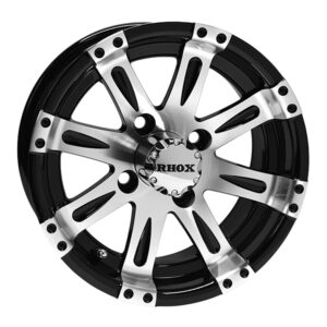 RX171 Vegas Machined w/Black 12X6 Centered Aluminum Wheel