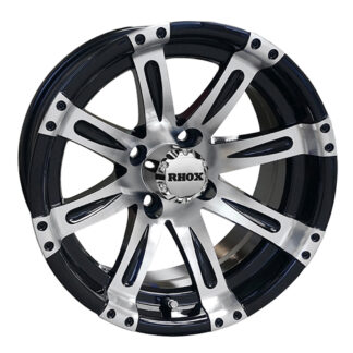 14" Tempest golf cart wheel with Zero offset by RHOX, Item # RX230.