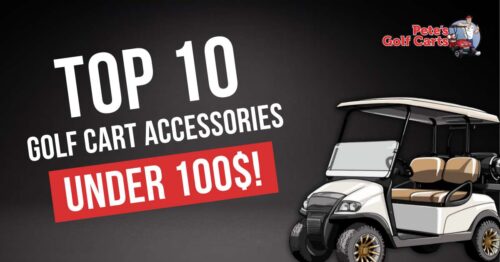 golf cart accessories under 100$