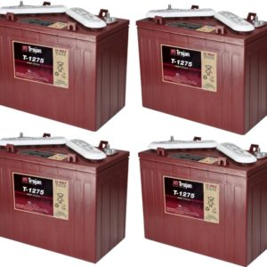 Trojan T-1275 12 Volt Golf Cart Battery | 4 Pack | 48v Systems ClubCar E-Z-GO Yamaha