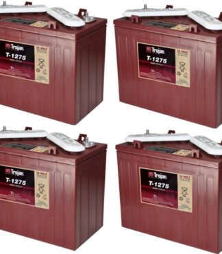 Trojan T-1275 12 Volt Golf Cart Battery | 4 Pack | 48v Systems ClubCar Ezgo Yamaha