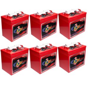36V Golf Cart Batteries​ Lead Acid 6 volt golf cart battery 6 Pack US2000XC 220Ah for Club Car, EZ-GO, Yamaha