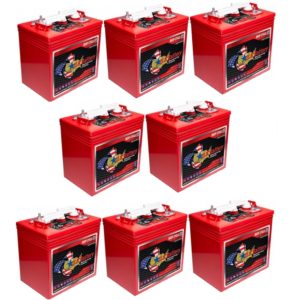 48V Golf Cart Batteries​ Lead Acid 6 volt golf cart battery 8-Pack US2000XC 220Ah for Club Car, EZ-GO, Yamaha