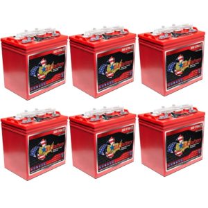 48V Golf Cart Batteries​ Lead Acid 8 volt golf cart battery 6-Pack US8VGCXC 170Ah for Club Car, EZ-GO, Yamaha