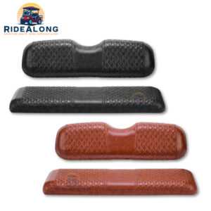 Universal Golf Cart Rear Seat Covers Set - Black or Caramel (Brown)
