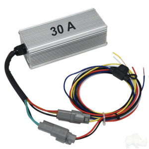 Golf Cart Voltage Reducer, 36V-48V to 12V, 30-Amp