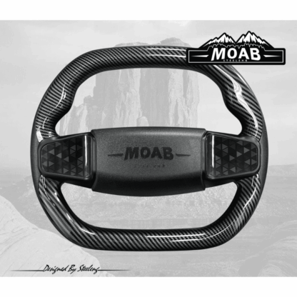 SGC Moab Sport Steering Wheel – Carbon Fiber – with Yamaha Drive & Drive 2 Adaptor - Image 2