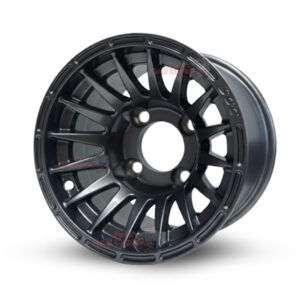 10" Medusa Gunmetal Golf Cart Wheels - 10x7 ET-15