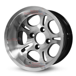 12" Lightside Machined Golf Cart Wheels - 12x7 ET-38