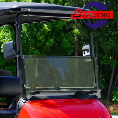 WSRX01 - EZGO RXV Tinted Folding Windshield SGC Petes Golf Carts