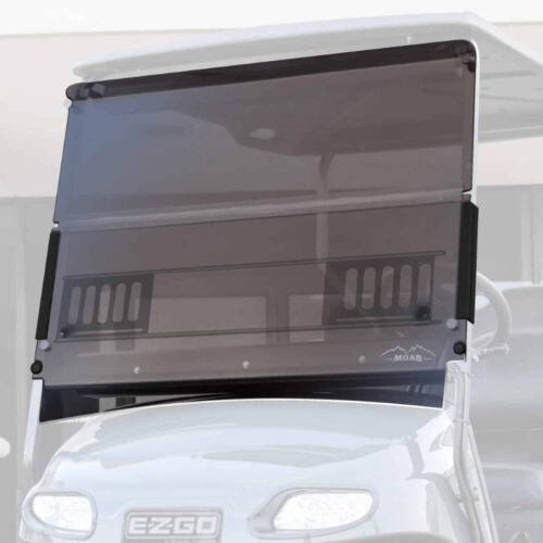 WSTX10 - EZGO TXT Tinted Vented Windshield 2014 Newer SGC MOAB Petes Golf Carts