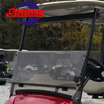 WSYM01 - EZGO TXT Clear DOT Approved Windshield 2014 Newer SGC MOAB Petes Golf Carts