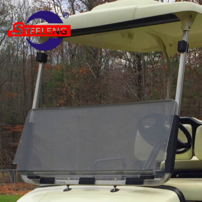 WSYM03 - Yamaha G14 G16 G19 Tinted Folding Windshield SGC MOAB Petes Golf Carts
