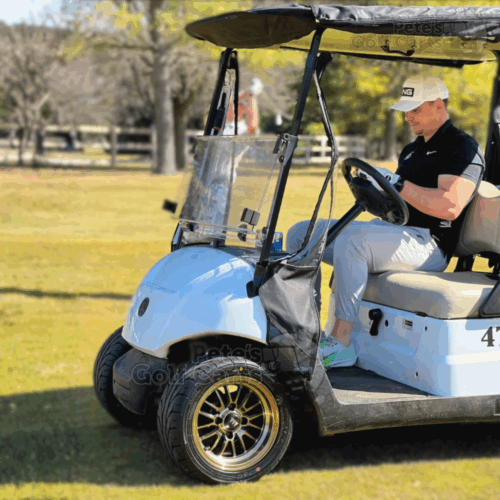 wheel mate golf cart wheels 12" bronze type V on 215/40R12 Kenda Kruizer tires