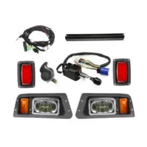 Yamaha G22 Deluxe Street Legal LED Golf Cart Light Kit | Gas & Electric Carts 12-48v Applications