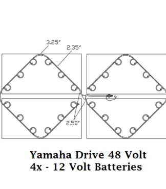 Yamaha Drive Golf Cart Battery Watering System 4x 12v