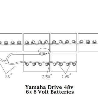 Yamaha Drive Golf Cart Battery Watering System 6X 8V