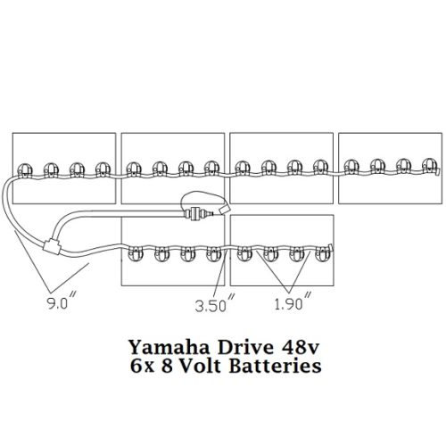 Yamaha Golf Cart Battery Watering System Drive 6X 8V