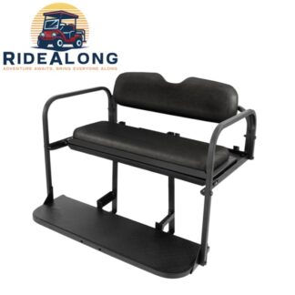 Yamaha-g14-g16-g19-g22-black-golf-cart-rear-seat-kit-Ridealong