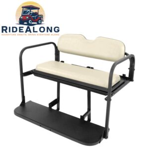 Yamaha G14-G22 Golf Cart Rear Seat Kit - Ivory | RideAlong