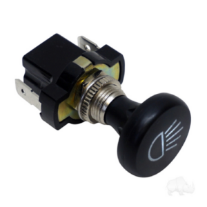Push/Pull Headlight Switch for Golf Carts