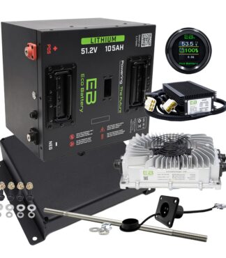 Club Car DS 48 volt lithium battery bundle by Eco Battery, Item# B-3117.