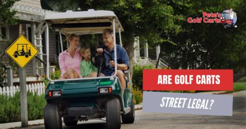 are golf carts street legal?