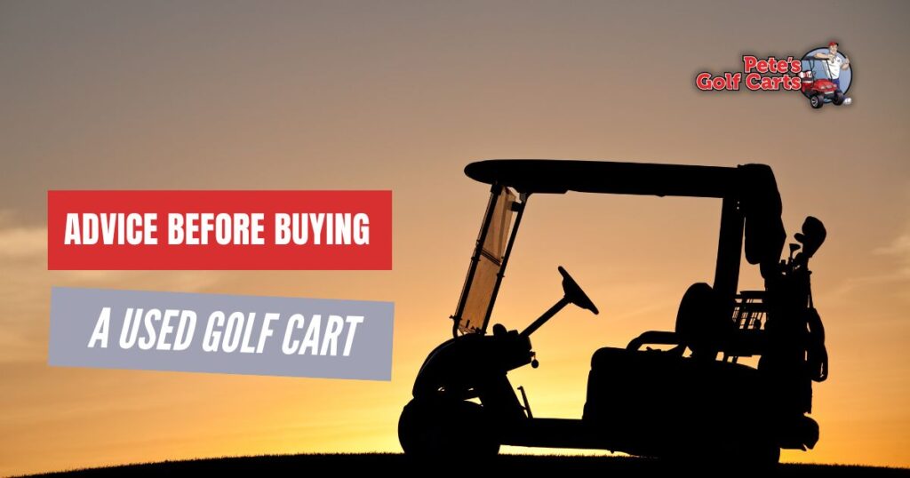 things to consider before buying a golf cart