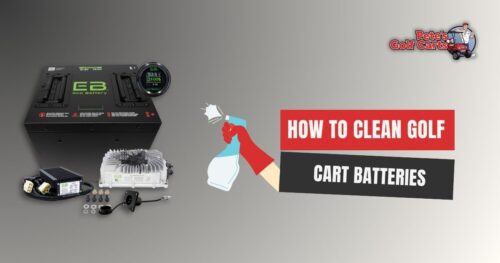 How to clean golf cart batteries