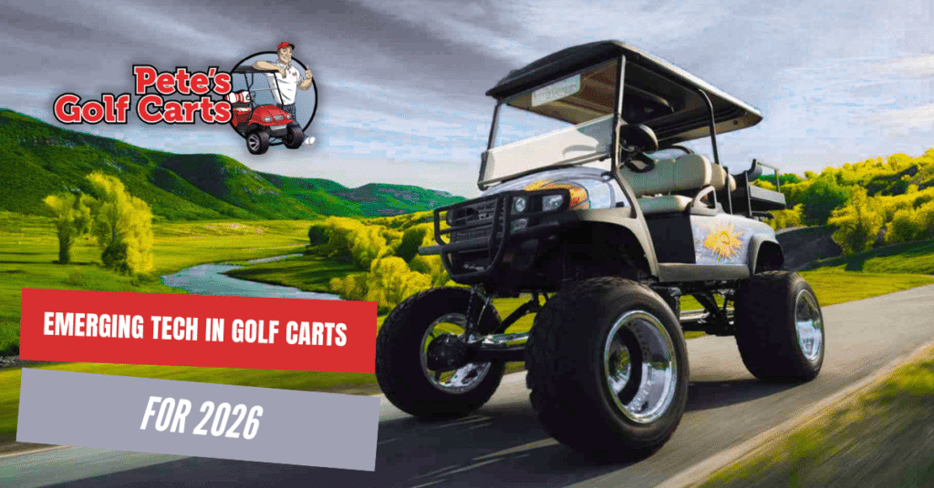 Emerging Tech in Golf Carts for 2026: Smart Dashboards, Solar Roofs & Beyond