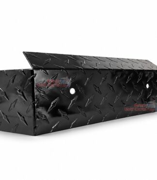 SGC FBDS01 black powder-coated aluminum diamond-plate front bumper cover for 1982-Up Club Car DS golf carts
