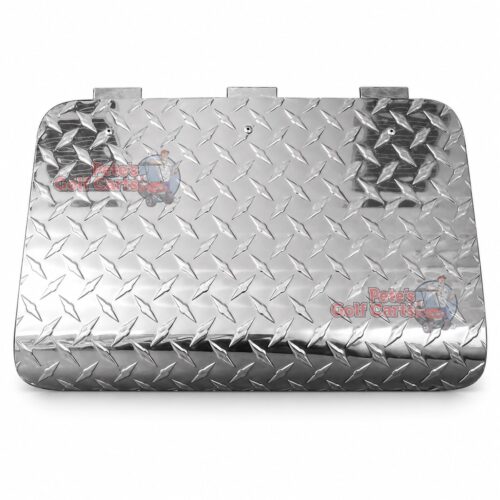 SGC APDS01 polished aluminum diamond-plate engine access cover for 1982-Up Club Car DS golf carts