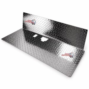 Club Car DS Polished Aluminum Diamond-Plate Floor Mat | 1982-2013 | SGC