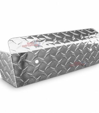 SGC FBDS02 polished aluminum diamond-plate front bumper cover for 1982-Up Club Car DS golf carts