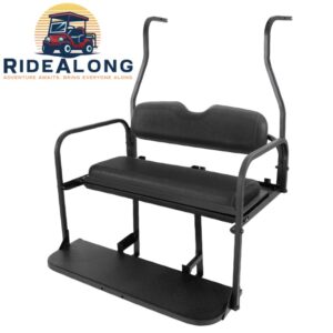 Club Car DS Golf Cart Rear Seat Kit (2000.5-2013) - BLACK | RideAlong
