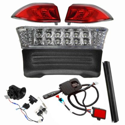 club-car-precedent-golf-cart-light-kit-street-legal-2008-up-turn-signals-horn-high-low-beam-adjustable