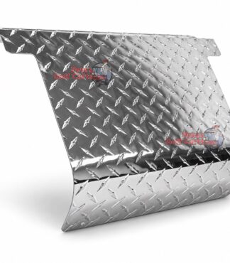 SGC APTX01 polished aluminum diamond-plate engine access cover for 1996-Up EZGO TXT, Freedom and Valor golf carts