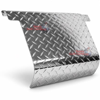 SGC APTX01 polished aluminum diamond-plate engine access cover for 1996-Up EZGO TXT, Freedom and Valor golf carts