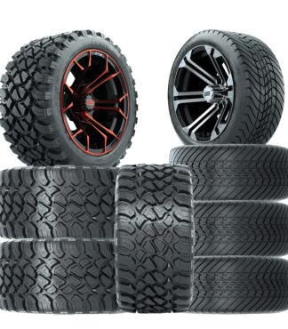 Golf Cart Wheels and Tires Combo