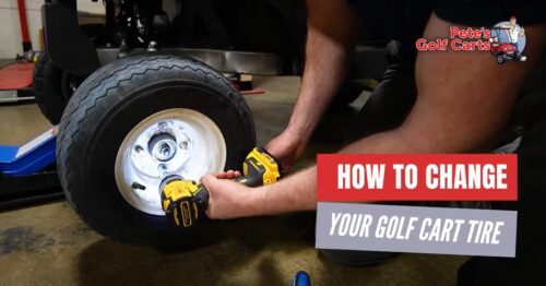 how to replace your golf cart tire