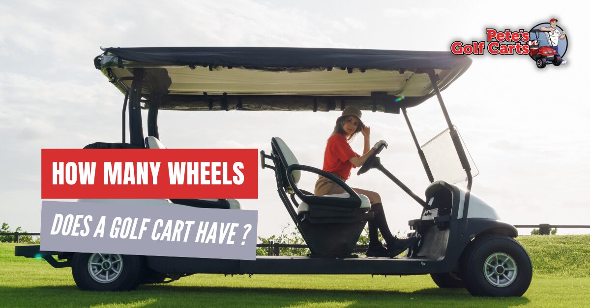 how many wheels does a golf cart have