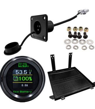 Eco Battery installation kit for Navitas chassis model golf carts, Item #I-3444.